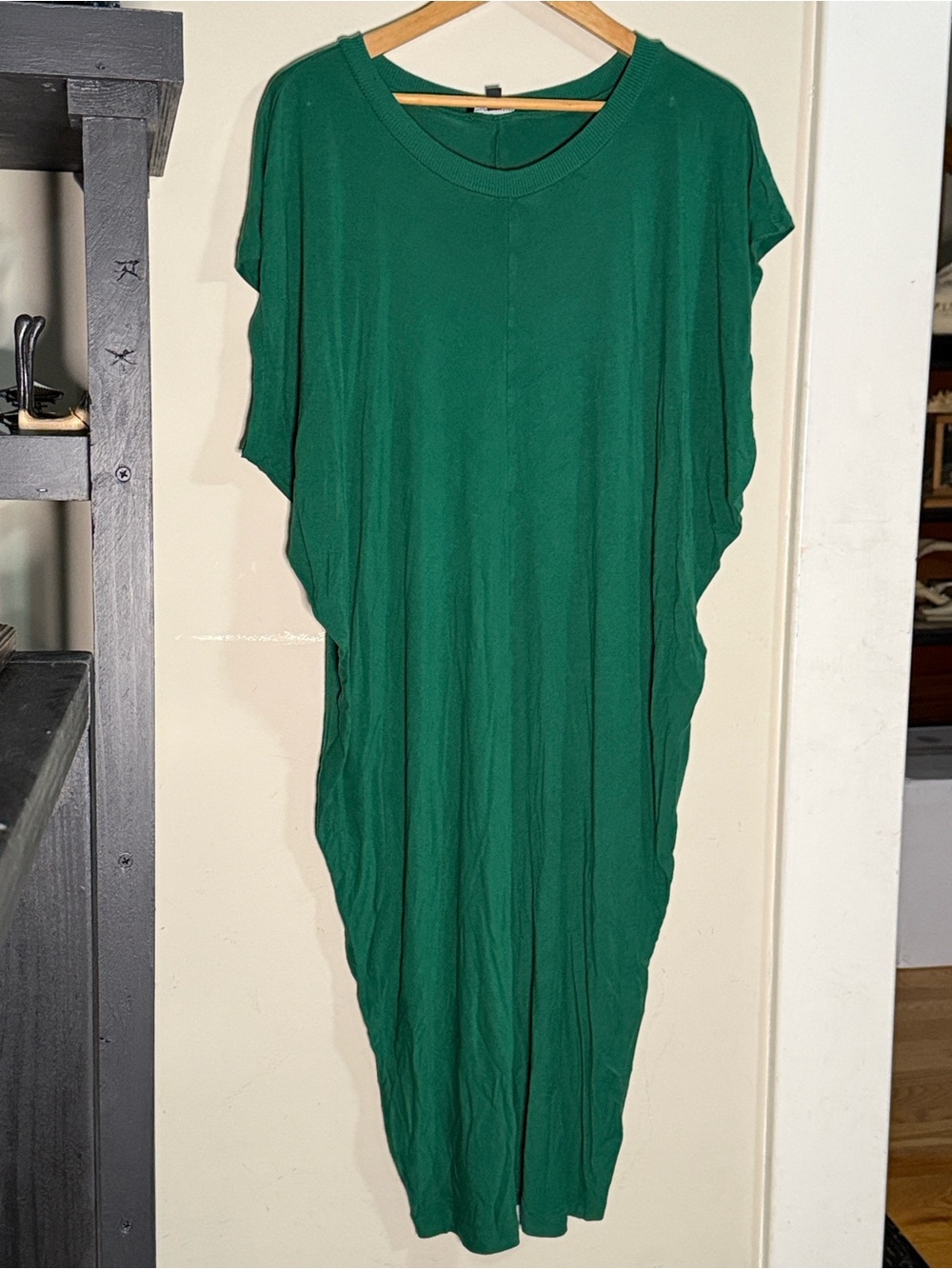 Universal Standard Carrera Dress in Lily Pad Green Women's Casual Midi Dress